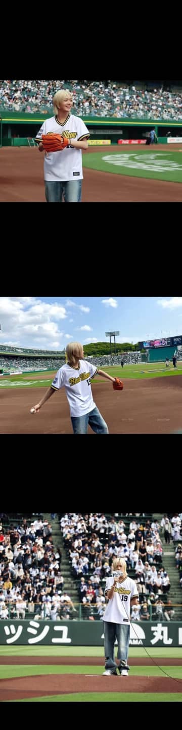 NCT・ユウタ、日本で始球式に挑戦！爽やか“ユニフォーム”姿にファン歓喜「似合う～」【PHOTO】