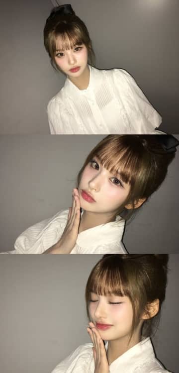 NMIXX・ソリュン、貴重な前髪を下ろした姿！無敵の可愛らしさは「芸術品」「お人形」そのもの【PHOTO】