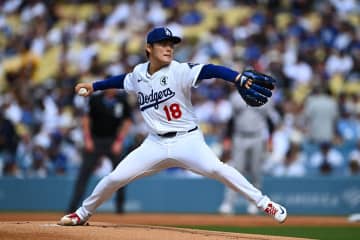 ドジャース・山本由伸が今季最短の４回途中７安打４失点で４敗目　制球が定まらずスプリット打たれる