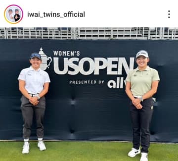 岩井明愛&千怜がタフなコースを戦い抜いた「全米女子オープン」を振り返り 早朝からファンをテレビに釘付け「2人からのワクワクが嬉しすぎました」