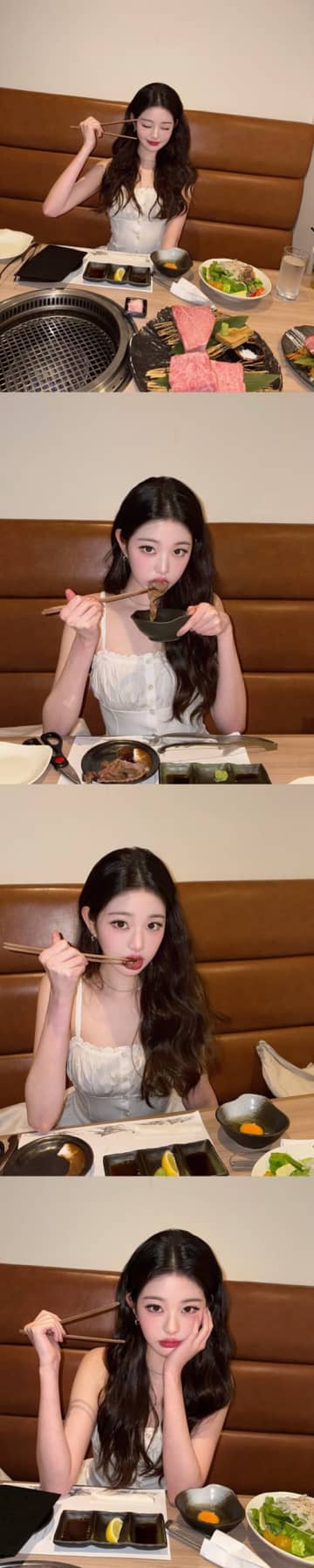 IVE・ウォニョン、日本で焼き肉を満喫！「一緒に食べてるみたい」と妄想広がるファン続出【PHOTO】