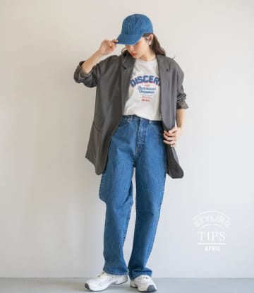 【しまむら】大人カジュアルと好相性♡「万能ロゴTシャツ」