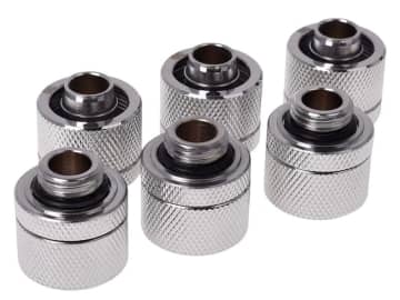 Alphacoolの16/10mmコンプレッションフィッティング6個セット