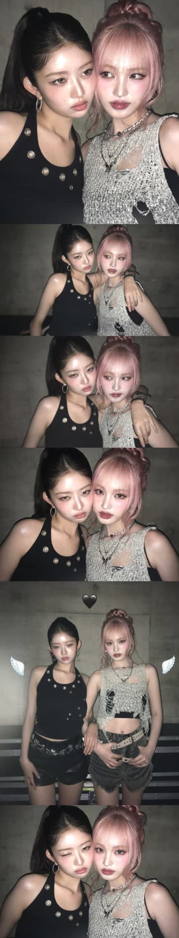 顔面最強コンビ！IVE・レイ＆リズ、ゼロ距離の“カップルズ”ショットにファン歓喜「尊い…」【PHOTO】