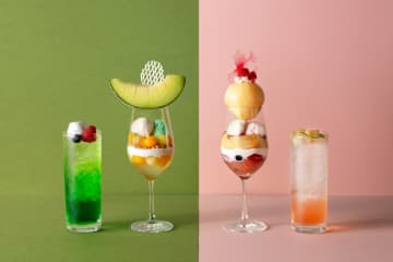 【川越プリンスホテル】ジューシーな桃と芳醇なメロン！夏限定のパフェ2種が登場