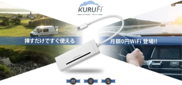 新感覚車載用WiFiサービス「KURUFi」とその使用方法