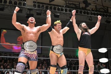【ノア】征矢学＆稲葉大樹　情熱的にＧＨＣタッグ奪取「情熱、情熱、じょうねつうぅ！！」