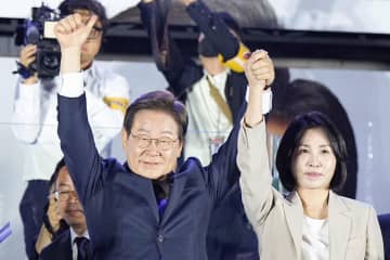 韓国大統領に李在明氏　革新系勝利、日韓関係見通せず