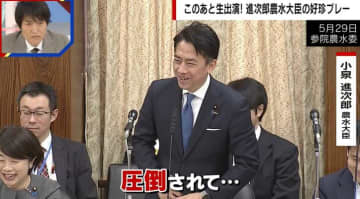 小泉農水大臣「初体験なので」「圧倒されて…」就任から1週間“珍事”が続々