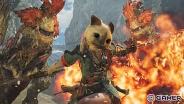 「モンスターハンターワイルズ」アイルーの顔を模した頭装備「【アイルーフェイクα】」を入手できるイベントクエスト「三人寄ればケマトリス！」が配信！