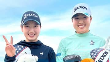 「笑顔が似てる〜姉妹みたい」「最強コンビ」竹田麗央＆小祝さくら、仲良し2ショットにファン歓喜