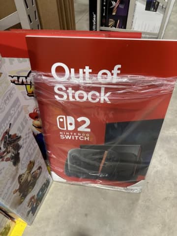 任天堂が海外小売店に「スイッチ2完売」の看板を配布？発売前から入手困難を見据えていると話題に