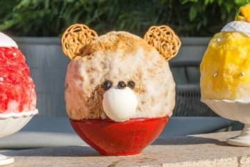 ふわふわ「くまのかき氷」抹茶プリン隠れる黒糖×練乳の和フレーバー、東京・テラスダイニングタンゴで