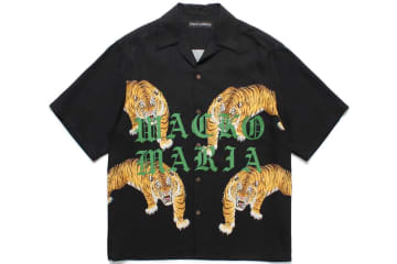 ワコマリア“タイガー”総柄のハワイアンシャツ＆刺繍Tシャツ、タトゥーアーティストとコラボ