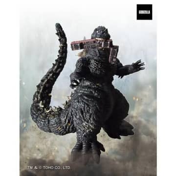 映画「ゴジラ-1.0」より「ゴジラ(2023)」が“電車咬撃Ver.”としてリニューアル！睨む顔つきでがっちり電車を咬むシーンを再現