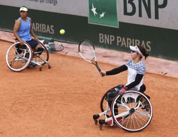 田中愛美組が準決勝に進出　全仏テニス車いすの部