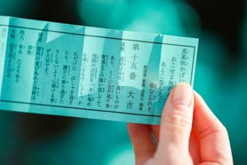 「おみくじをひく」を英語で言うと？
