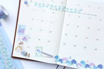 初心者も簡単◎梅雨こそチャンス！気分を上げる「手帳デコアイデア」3つ