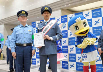 痴漢や盗撮、見て見ぬふりしないで　「撲滅大使」横浜M朴一圭選手が防犯呼びかけ