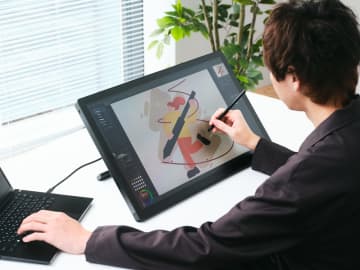 「Wacom Cintiq」シリーズがより軽く、薄く、大きくなって新登場！スキルアップからアニメ制作現場での作業など、幅広くこなせる3シリーズ