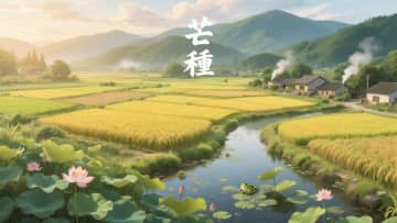 【AI壁紙】二十四節気「芒種」