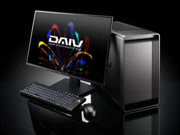 クリエイター向け「DAIV」に初のミニタワー型　フルタワーケースから体積を33％削減