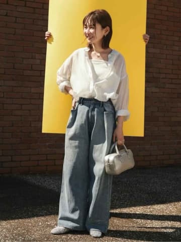 “パンツスタイル” でこなれる【AMERICAN HOLIC】スタッフさん「大人コーデ」