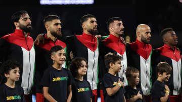 韓国と引き分けたサッカーパレスチナ代表、W杯最終予選の大一番を前にエースFW「ひとつの心で戦わなければならない」