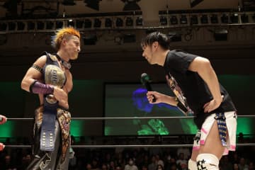 【ノア】GHCジュニア王者YO-HEY、防衛成功も挑戦者に“条件付き”通告「あの頃のようにカッコええ小峠篤司で来いよ」
