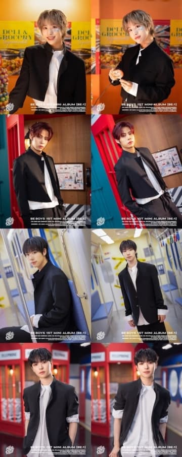 新人ボーイズグループBE BOYS、初のミニアルバム「BE:1」個人コンセプトフォトを公開