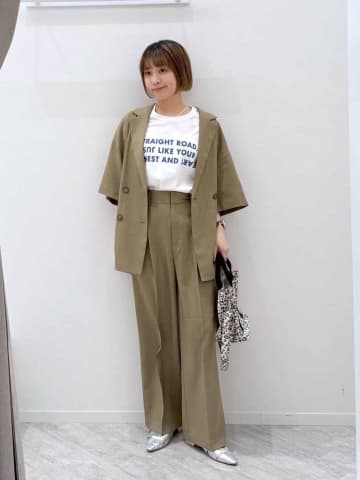 【グローバルワーク】大人のこなれ見えに！「万能プリントT」