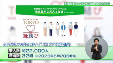 申し込み数が2万人超え！婚活を始める最初の一歩として都が提供するAIマッチングシステム「TOKYO縁結び」