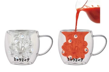 飲み物を注ぐとミャクミャクが現われる「EXPO2025 ミャクミャク ダブルウォールグラス」発売