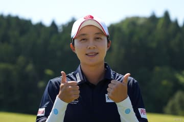 強行日程も余裕の表情 キム・ヒョージュは米ツアー日本勢に「すごい活躍」