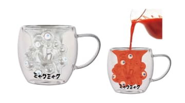 飲み物を注ぐと“ミャクミャク”が浮かび上がる！万博公式「ダブルウォールグラス」新登場