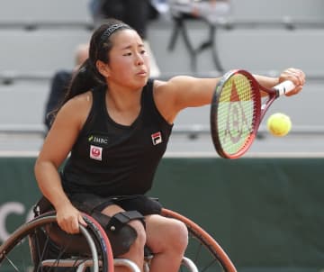 上地、小田が準決勝進出　全仏テニス車いすの部