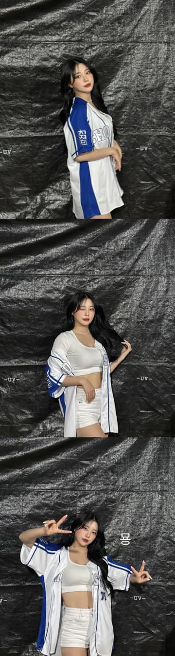 こ、これはスゴイ…韓国21歳チアガール、はだけたユニからド迫力の美スタイル「ナンバーワンです！」【PHOTO】