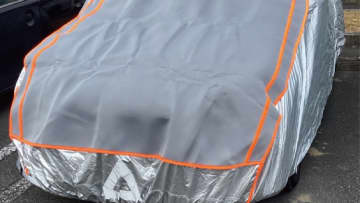 「えっ車がボコボコに…」「でもこれで安心」専用カバーが全国で販売開始。