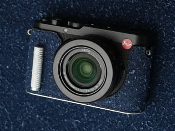 「GFX100RF」「LUMIX S9」「PowerShot V1」用の本革ボディケース　星空柄のデニムケースも