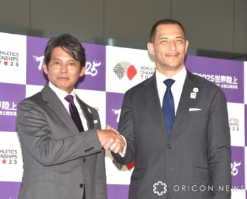 織田裕二、室伏広治氏と2011年以来の再会　キャスター時代の功績に感謝「大変な功労者」