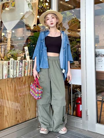 【niko and ...】「カーキパンツ」がやっぱり使える♡