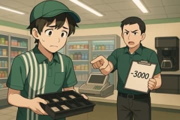 コンビニバイトでレジ金不足、店長から「弁償しろ」と言われた...支払い義務はある？