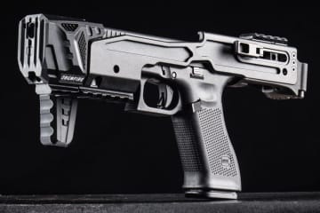 BATON、CO2ガスブロ「GLOCK G17 USWトレーサーカービン」本日6月6日発売！ 組込済カービンキットでACETECHトレーサー付