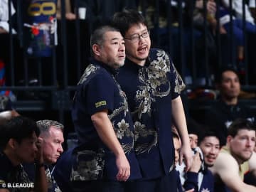 琉球が桶谷HC、佐々AHCと契約継続…「良い時も悪い時も皆さんと一緒に進んでいけたら」