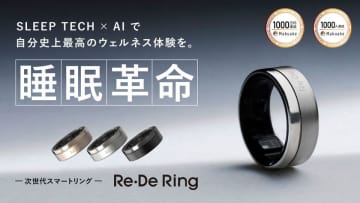【さらなる進化】SLEEP TECH × AIで睡眠の未来を変える！次世代スマートリング「Re・De Ring」が2025年6月5日(木)より運動中の心拍計測機能や多言語対応など、多角的なアップデートを実施！　～ 多言語対応でグローバルなユーザーのニーズに対応 ～