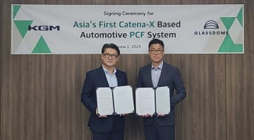 グラスドーム、KGMと製品カーボンフットプリント(PCF)システム構築に関する契約を締結　― 韓国初、Catena-X準拠の脱炭素システムで欧州規制に先行対応 ―