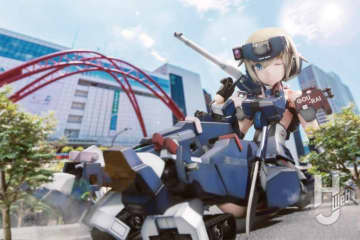 FAガールに「でっかい」轟雷が登場!! FA漸雷のパーツ流用やロボット模型的なディテールアップで「グランデスケール」ならではの製作方法を模索！【フレームアームズ・ガール】