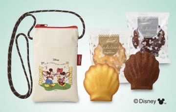 「ミッキー＆ミニー」デザインのサコッシュ、可愛すぎん...？銀座コージーコーナーでゲットできるよ～！