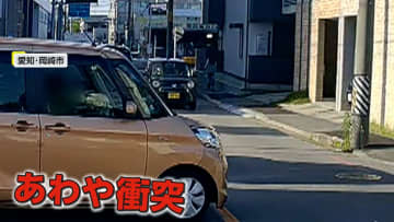 【独自】車も信号も見えていない？　愛知・岡崎市であわや衝突の危険な横切り運転…強引な車線変更も目撃　栃木・芳賀町では赤信号で横断する自転車