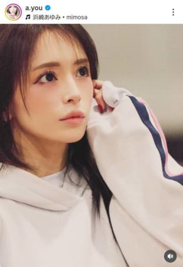 浜崎あゆみ、美肌際立つ真剣リハーサルSHOTに反響「薄いメイクのあゆきれい」「お目目パッチリ」